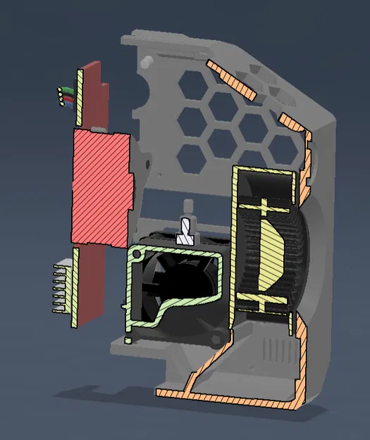 Eddy Duo Toolhead Centauri Carbon – Mod tích hợp BTT Eddy Duo gọn trong nắp - Image 3