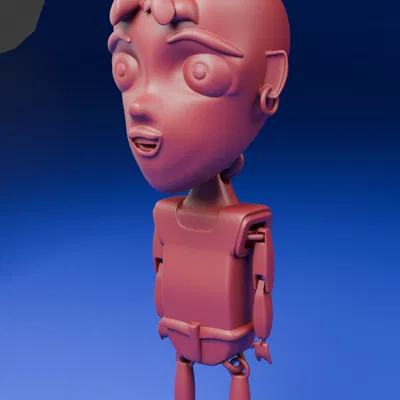 Punky cabezón articulado (mô hình khớp nối)