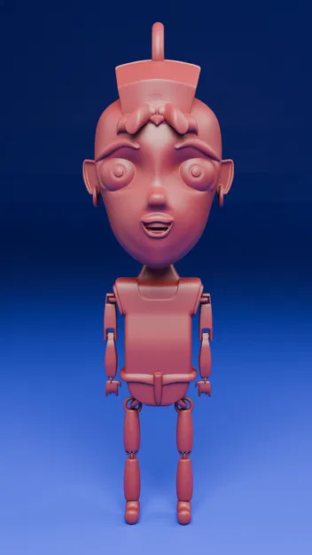 Punky cabezón articulado (mô hình khớp nối) - Image 2