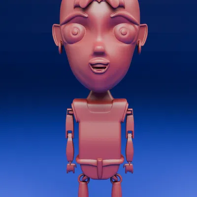 Punky cabezón articulado (mô hình khớp nối)