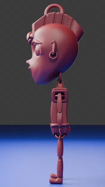 Punky cabezón articulado (mô hình khớp nối) - Image 3