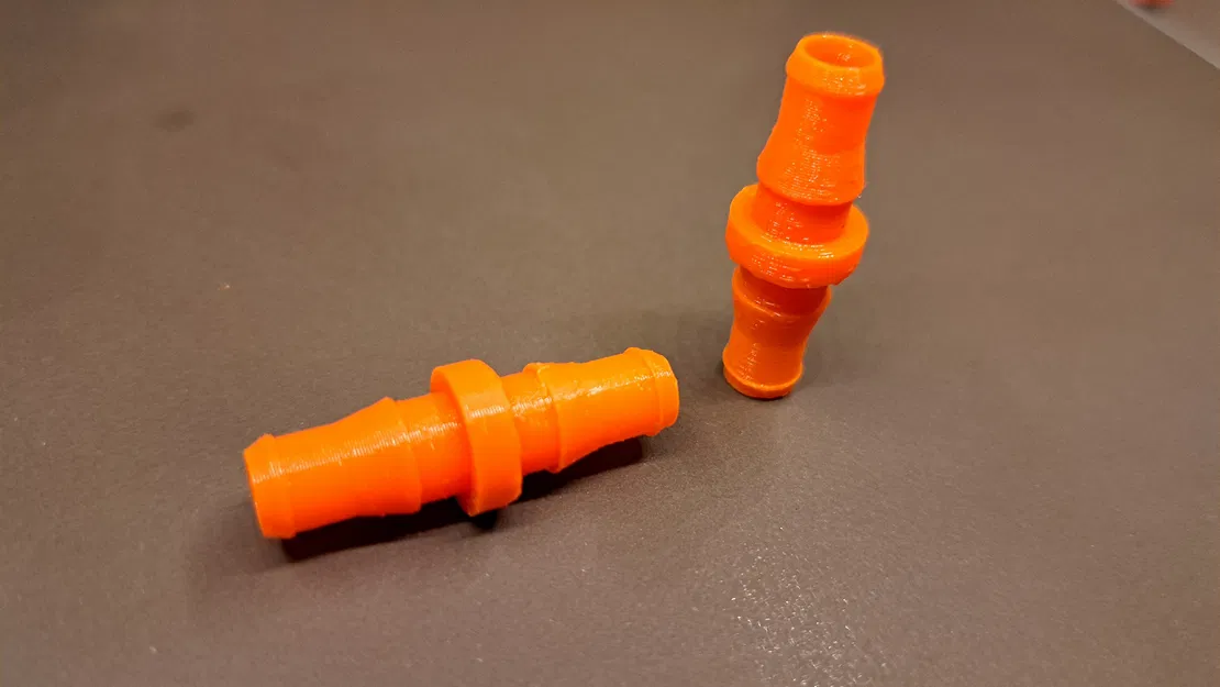 Đầu nối ống (hose connector / Schlauchverbinder) 6mm ID / 9mm OD - Image 2