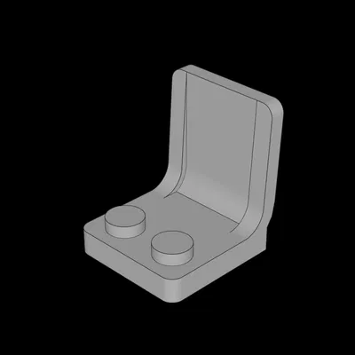 Ghế Minifig tương thích Lego (4079.dat) 2 x 2