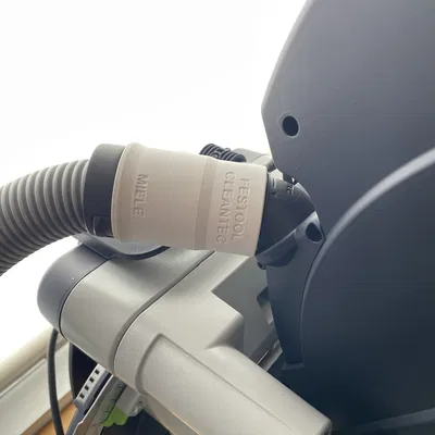 Adapter Festool Cleantec sang máy hút bụi Miele (bản ngắn hơn)