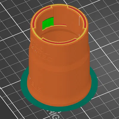 Adapter Festool Cleantec sang máy hút bụi Miele (bản ngắn hơn)