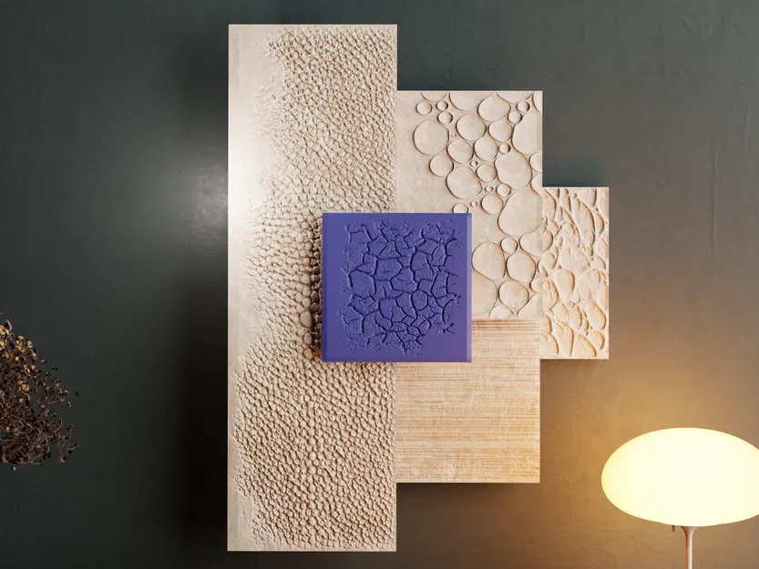 WALL of natural textures – Bộ panel treo tường texture tự nhiên - Image 2