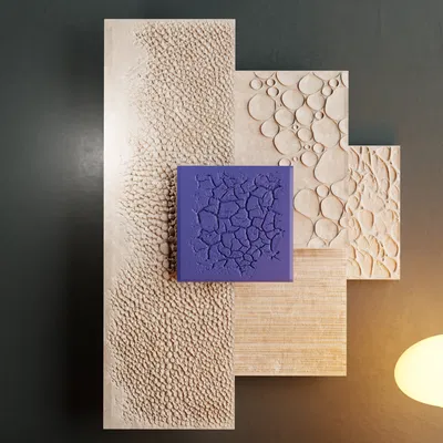 WALL of natural textures – Bộ panel treo tường texture tự nhiên