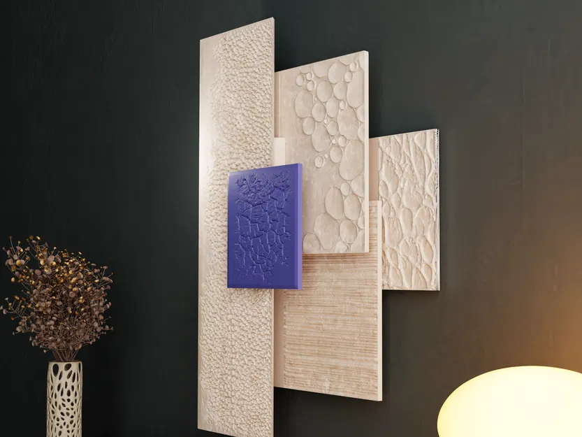 WALL of natural textures – Bộ panel treo tường texture tự nhiên - Image 3