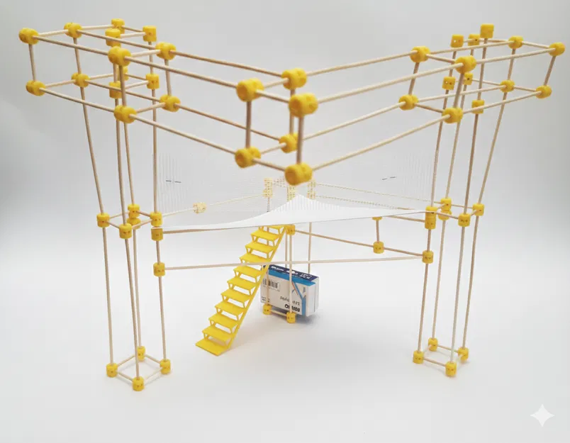 Khớp nối cho mô hình cấu trúc không gian (que 2.5mm) - Image 2