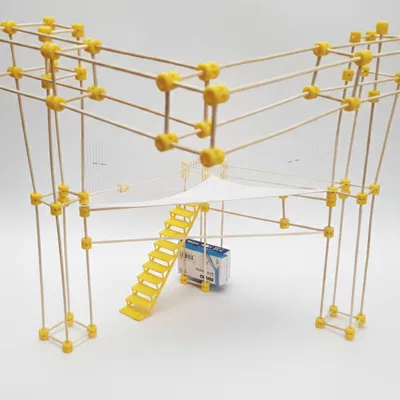 Khớp nối cho mô hình cấu trúc không gian (que 2.5mm)