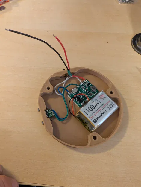 Đế Diorama có Pin & Cổng USB-C cho LED (⌀10cm) - Image 4