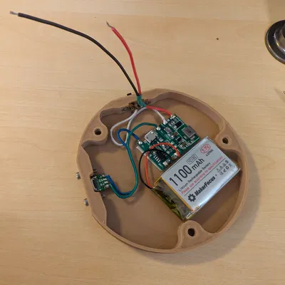 Đế Diorama có Pin & Cổng USB-C cho LED (⌀10cm)