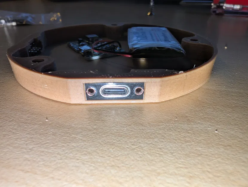 Đế Diorama có Pin & Cổng USB-C cho LED (⌀10cm) - Image 5