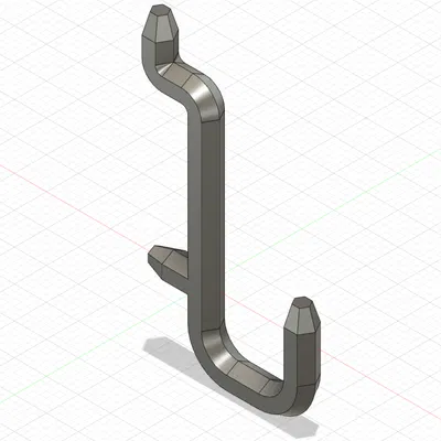 Móc Pegboard Tùy Chỉnh Kích Thước (Customizable Pegboard Hook)