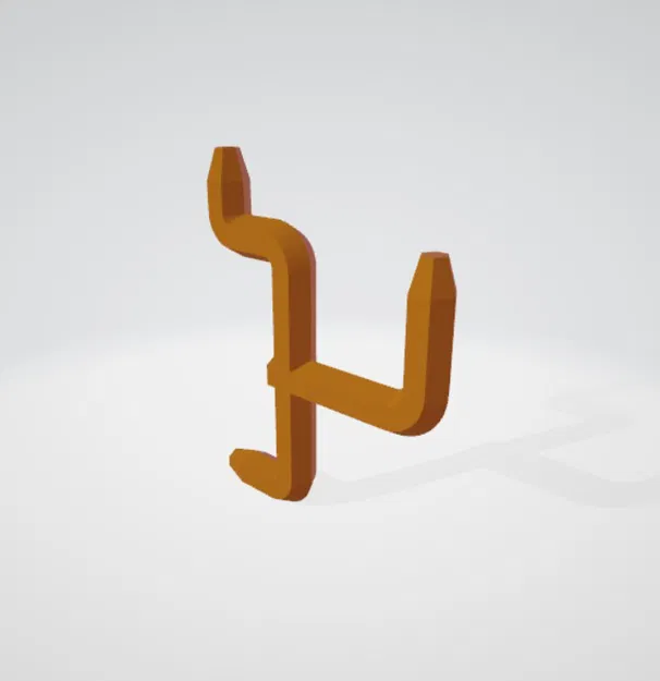 Móc pegboard cho bảng dày 4mm - Image 1