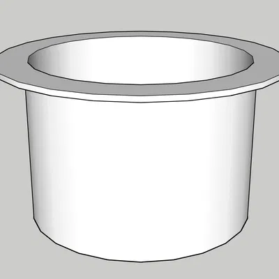 Chậu trồng cây (Plant pot) tự tưới đặt trên tô nước