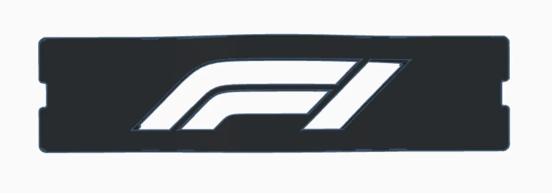 Kẹp hông quạt Corsair RX 120 logo Formula 1 - Image 1