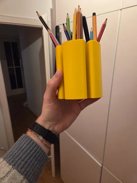 Ống cắm bút hình cỏ ba lá (Shamrock) - Image 2