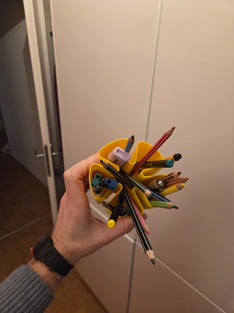 Ống cắm bút hình cỏ ba lá (Shamrock) - Image 3