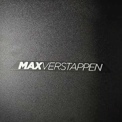 Logo Chữ Ký Max Verstappen (Autograph Logo)