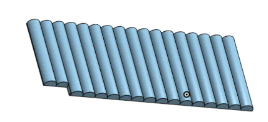 Nắp che rãnh lõm cho drawer organizer (organizer indent cover) - Image 1