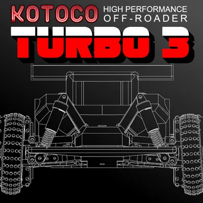 Turbo 3 - Buggy địa hình RC tỉ lệ 1:10 phong cách vintage