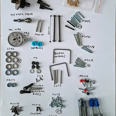 Turbo 3 - Buggy địa hình RC tỉ lệ 1:10 phong cách vintage