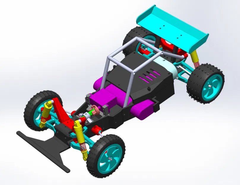 Turbo 3 - Buggy địa hình RC tỉ lệ 1:10 phong cách vintage - Image 3