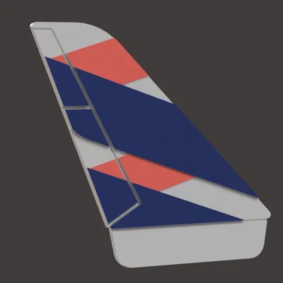 Latam Airlines - Đế lót ly & móc khóa hình đuôi máy bay