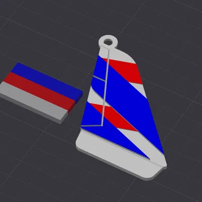 Latam Airlines - Đế lót ly & móc khóa hình đuôi máy bay