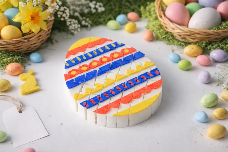 Đồ chơi trứng Phục Sinh khớp nối (Articulated Easter Egg Flexi Toy) - Image 1