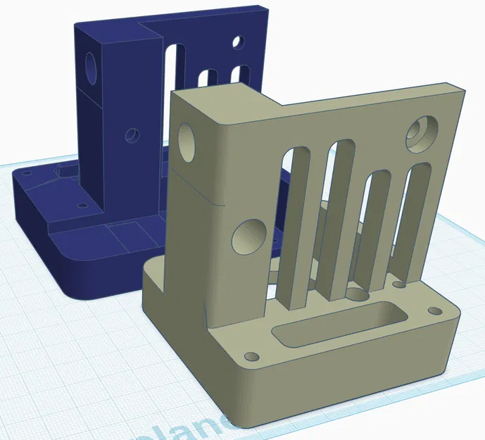 Motor mount Duender bản rộng cho trục y 4040 - Image 1