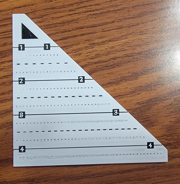 Tam giác quilting 45/90° (Quilting triangle) - Image 1