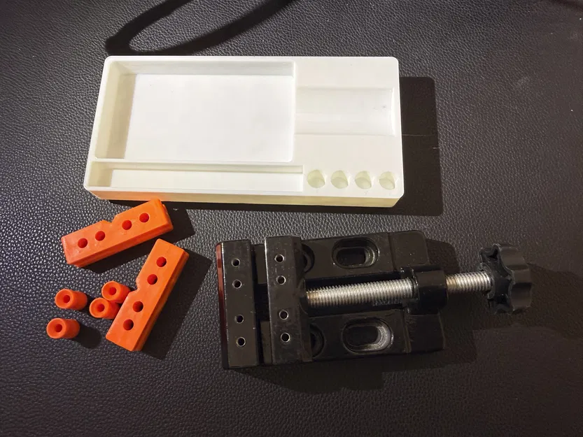 Gridfinity Mini Vise Holder – Khay/Ngăn giữ ê-tô mini - Image 2