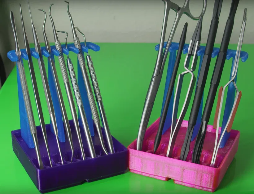 Gridfinity Pick + Tweezer Racks (Zack Freedman) – Khay để pick & nhíp - Image 1