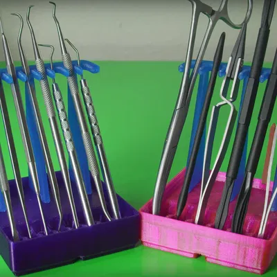 Gridfinity Pick + Tweezer Racks (Zack Freedman) – Khay để pick & nhíp