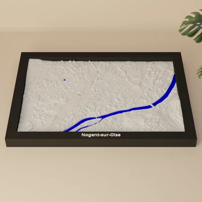 Nogent-sur-Oise, France - 3D Miniature