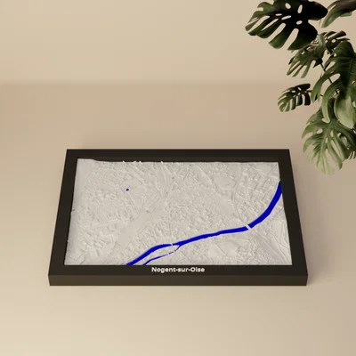 Nogent-sur-Oise, France - 3D Miniature