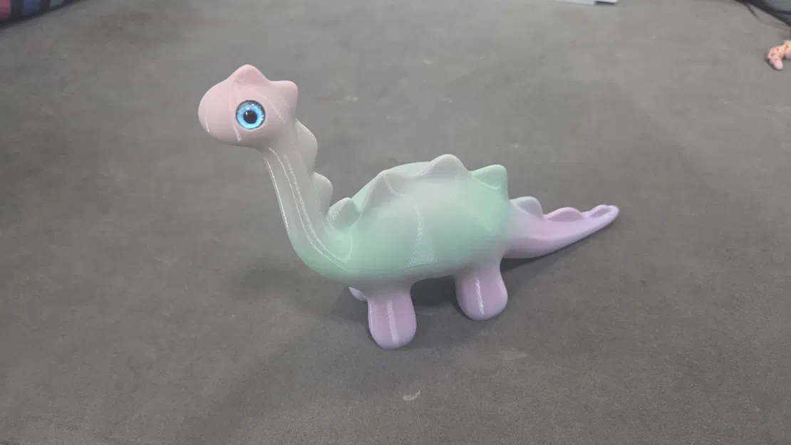 Khủng long dễ thương - tương thích mắt thủy tinh 6mm + 8mm - Image 2