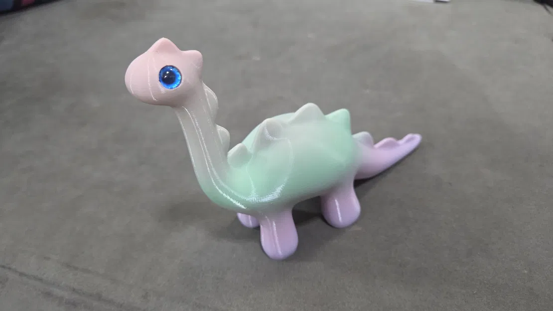 Khủng long dễ thương - tương thích mắt thủy tinh 6mm + 8mm - Image 3