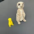Low poly MEERKAT (Chồn đất) – 3D scan thú nhồi bông IKEA - Thumbnail 1