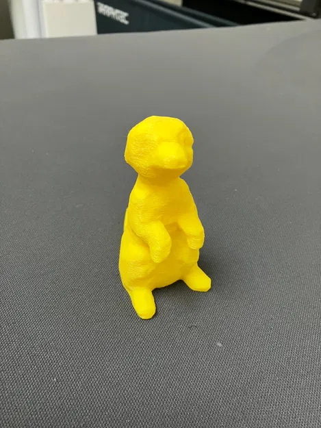 Low poly MEERKAT (Chồn đất) – 3D scan thú nhồi bông IKEA - Image 3