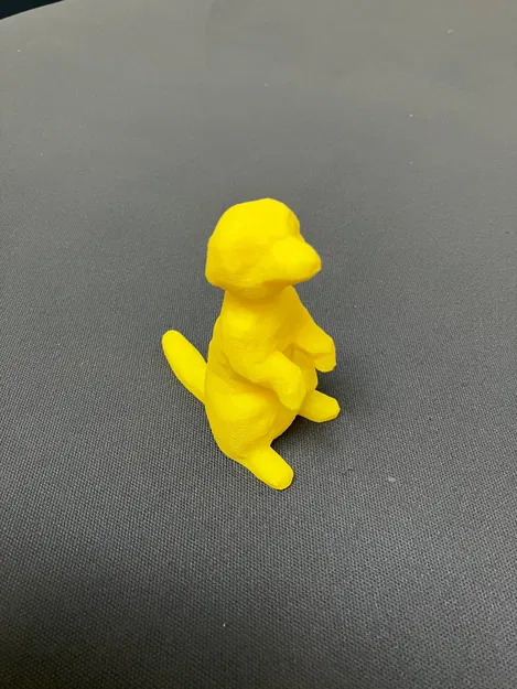Low poly MEERKAT (Chồn đất) – 3D scan thú nhồi bông IKEA - Image 4