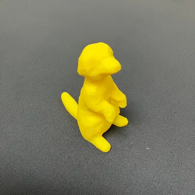 Low poly MEERKAT (Chồn đất) – 3D scan thú nhồi bông IKEA