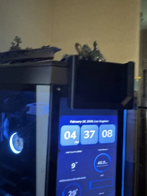 Giá đỡ iPhone 15 Max & 15 Pro Max cho mặt trước nghiêng Hyte Y70 - Image 2