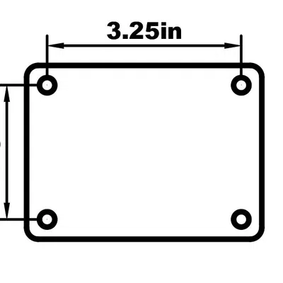 Nắp che plate/lỗ cho bass drum Gretsch Catalina (Gretsch Catalina Bass Drum Plate/Hole Covers)