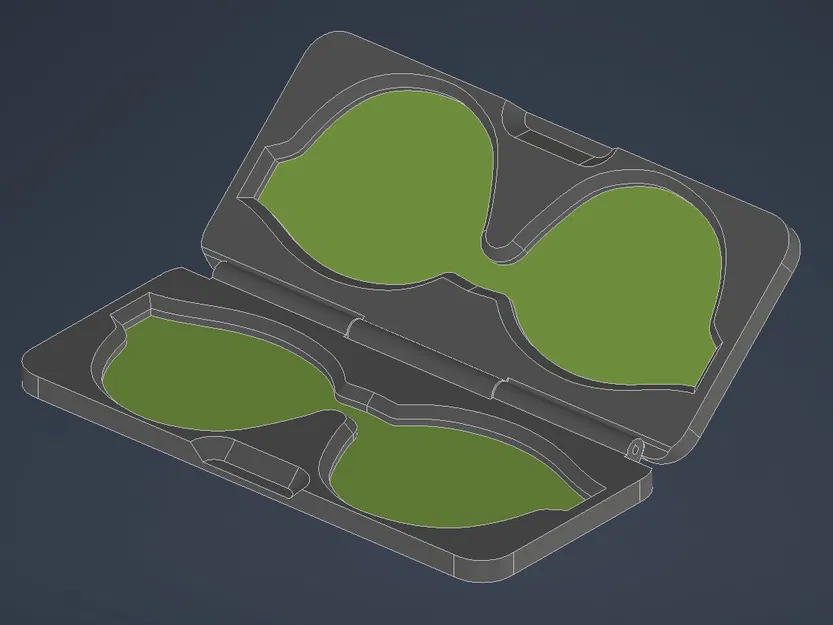 Hộp đựng kính râm kẹp (Clip-On Sunglasses Case) - Image 4