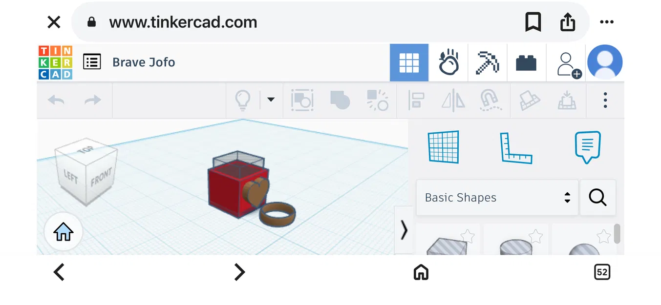 Hộp Đựng Mini Trang Trí Hình Trái Tim - Image 1