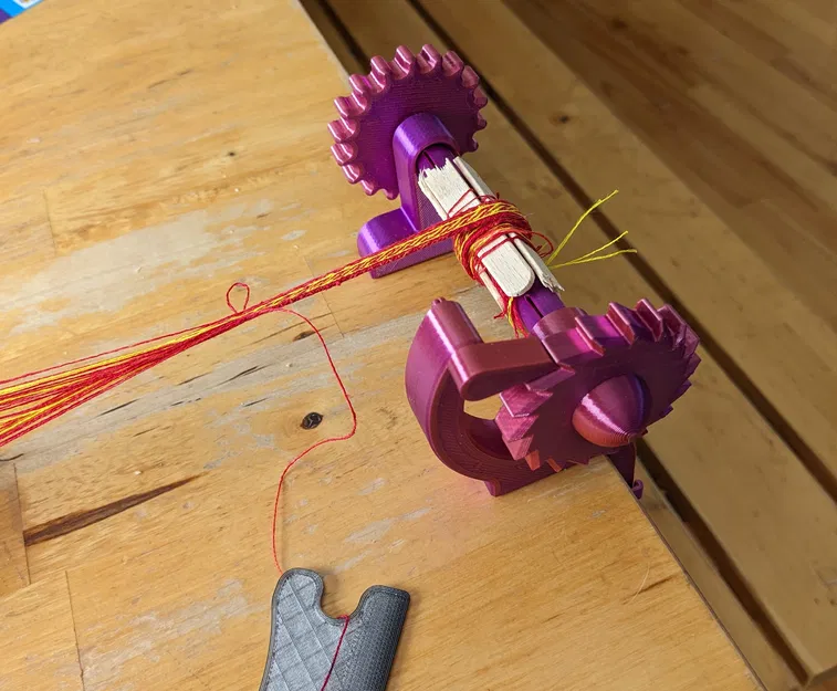 Khung Dệt Tablet-Weaving Warp-Weighted V2 - Image 1