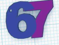 Móc khóa sixseven - Image 1